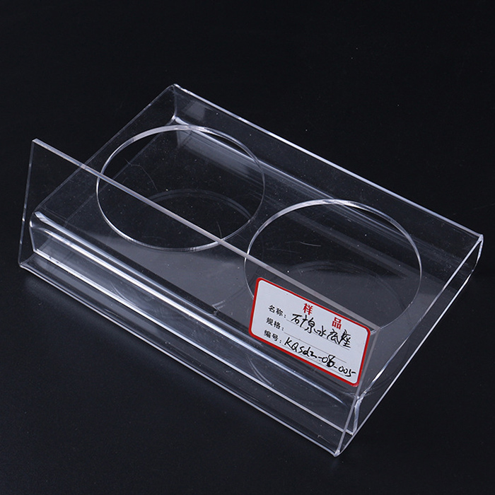 XH0204 雙孔透明膠商品展示架