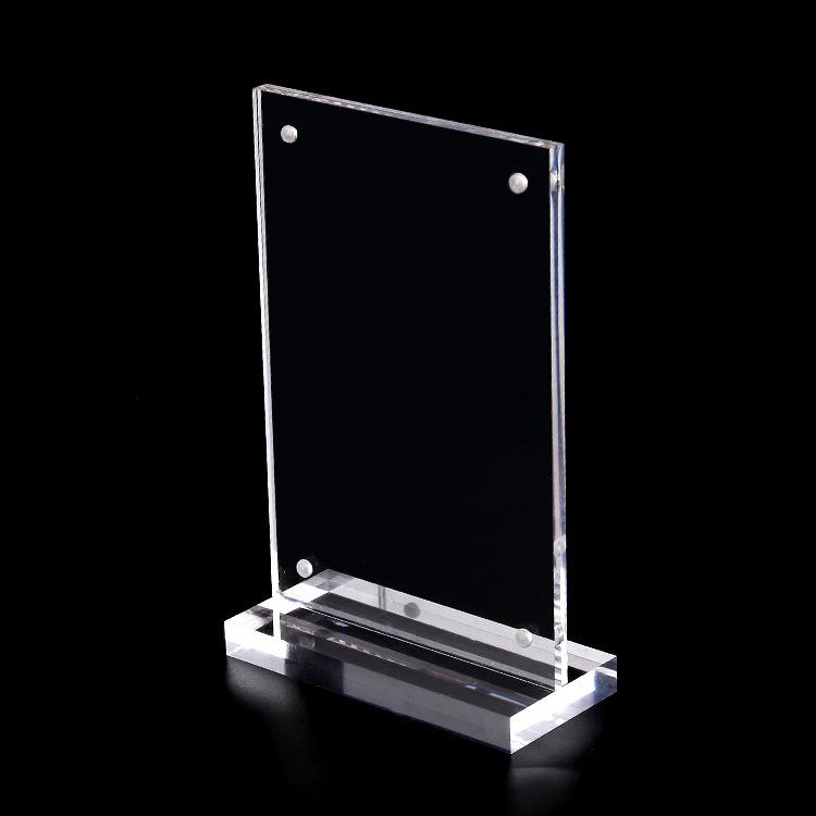 XH0210 透明亞加力磁石T型架
